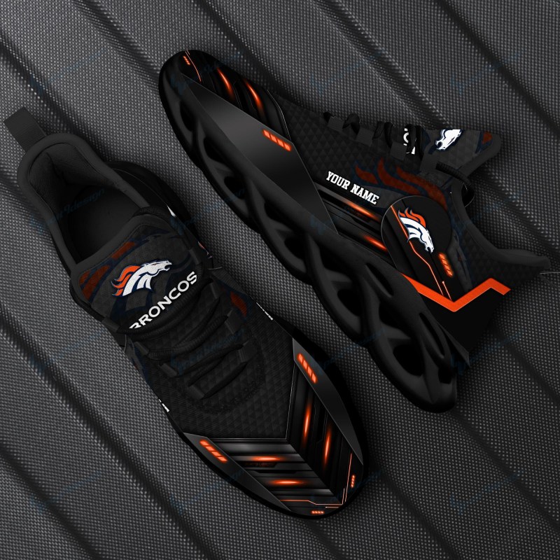 Denver Broncos Personalized Yezy Running Sneakers