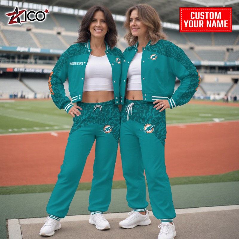Miami Dolphins Varsity Jacket Outdoor 1