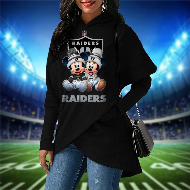 Las Vegas Raiders Women Irregular Hoodie