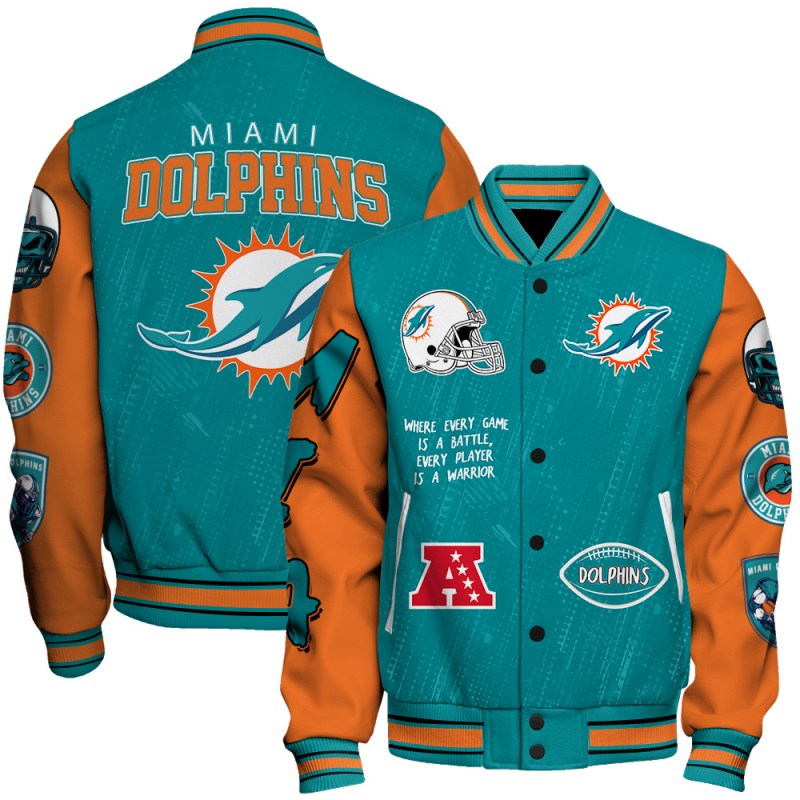 Miami Dolphins Varsity Jacket