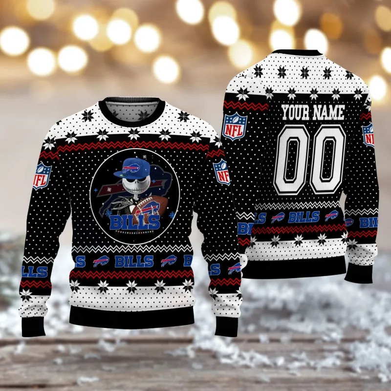 Buffalo Bills Personalized Woolen Sweater