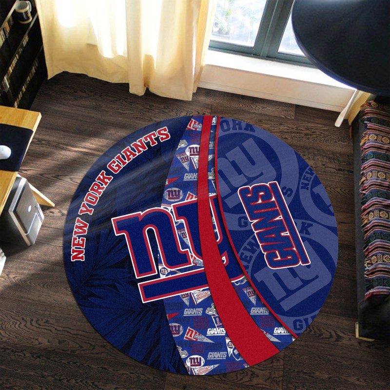 New York Giants Round Rug