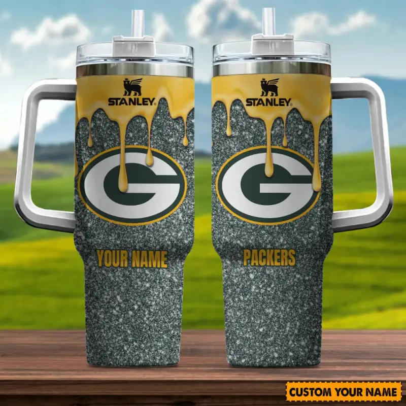 Personalized 40oz Tumbler for Green Bay Packers Fans