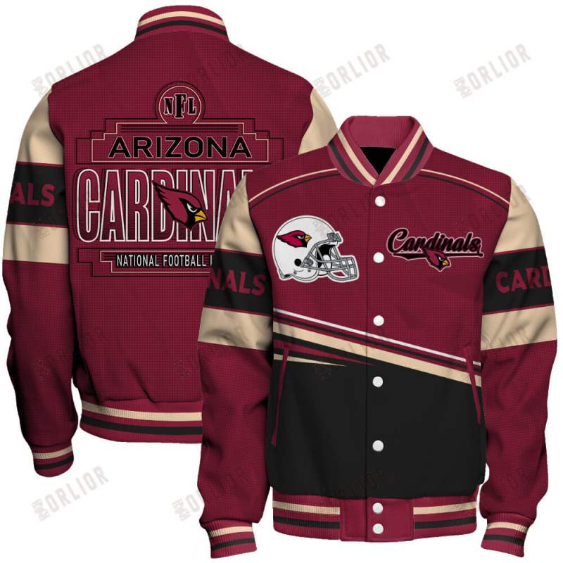 Arizona Cardinals Personalized Unisex Varsity Jacket