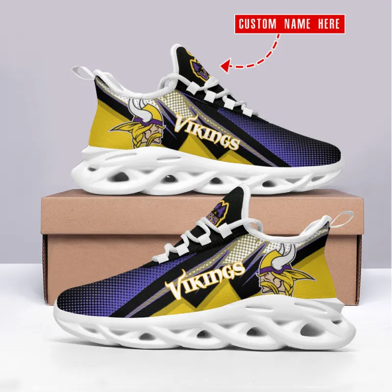 Minnesota Vikings Personalized Yezy Running Sneakers