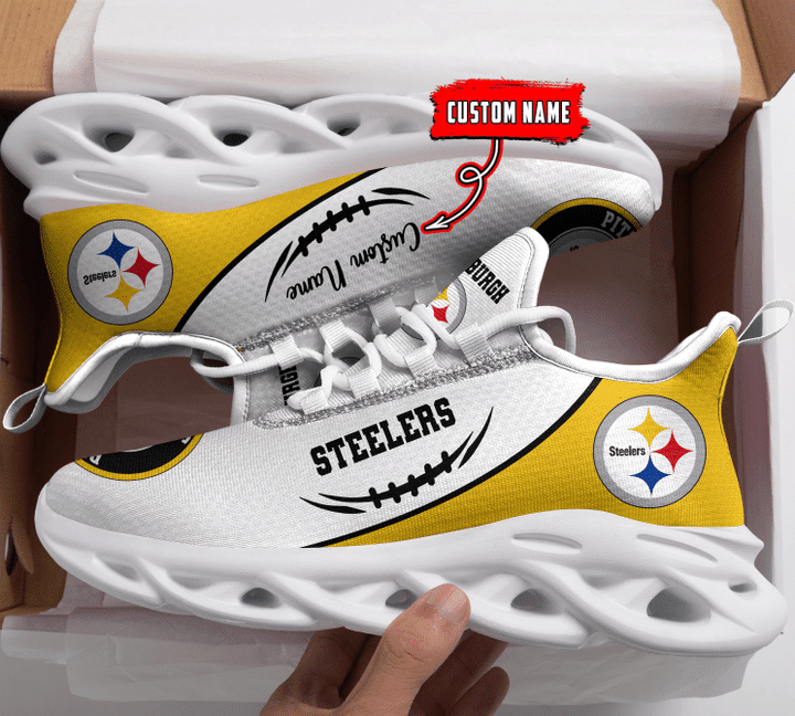 Pittsburgh Steelers Personalized Yeezy Running Sneakers