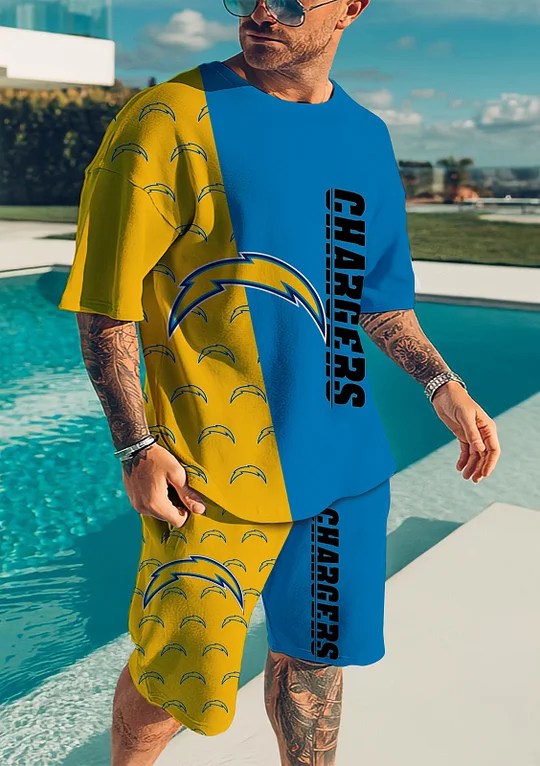 Los Angeles Chargers T-shirt and Shorts