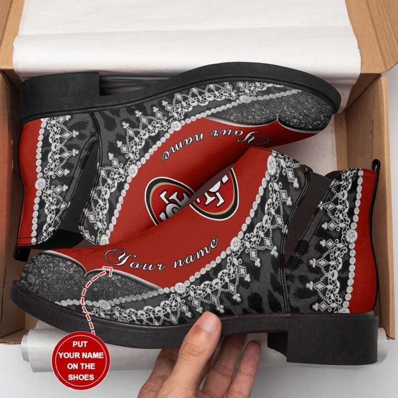 San Francisco 49ers Short Boots - Perfect for Game Day