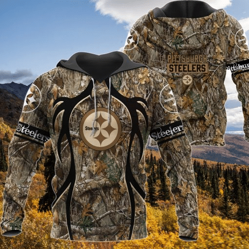 Pittsburgh Steelers Realtree Hunting Camo Limited Hoodie