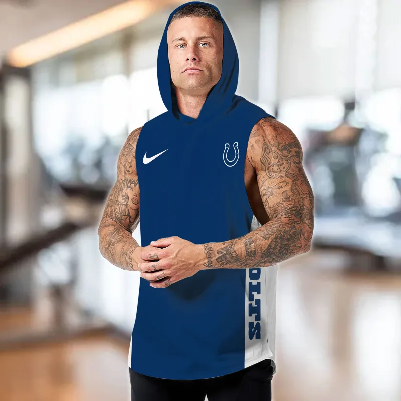 Indianapolis Colts Tank Top Front White