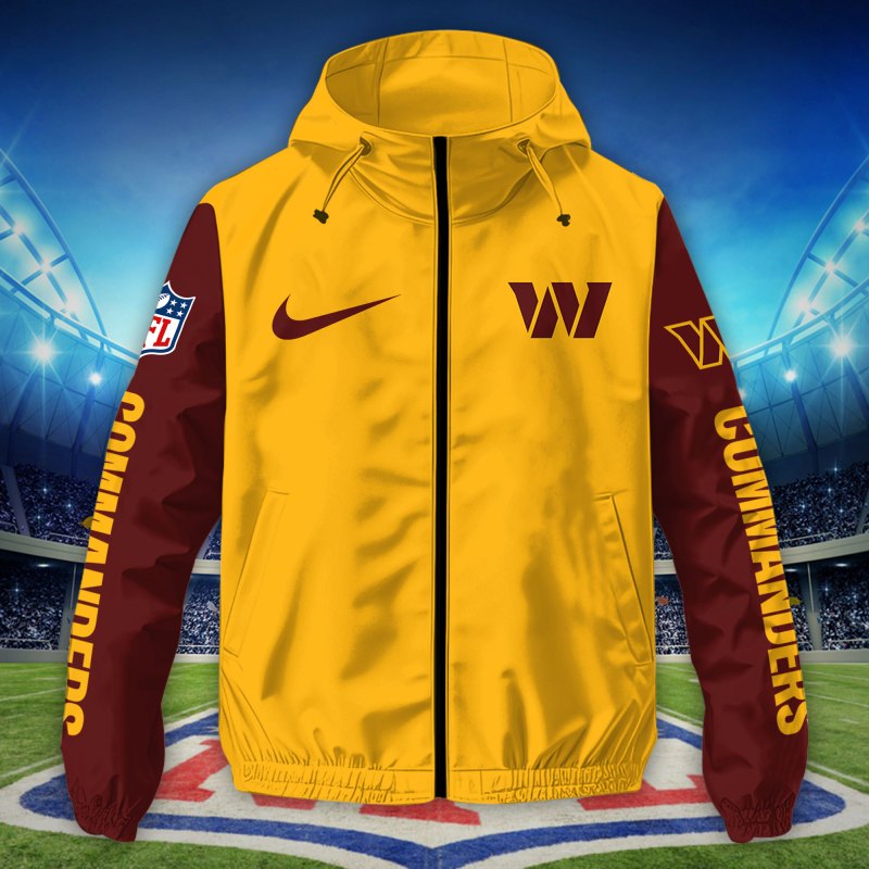 Washington Commanders Outdoor Jacket Back