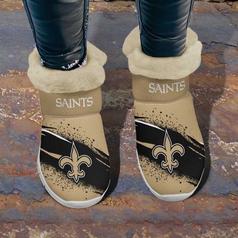 New Orleans Saints Comfy Winter Snow Boots
