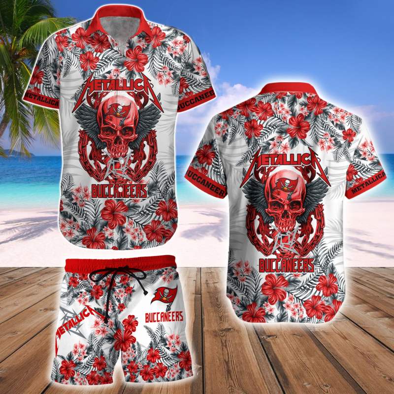 Tampa Bay Buccaneers Hawaii Shirt & Shorts