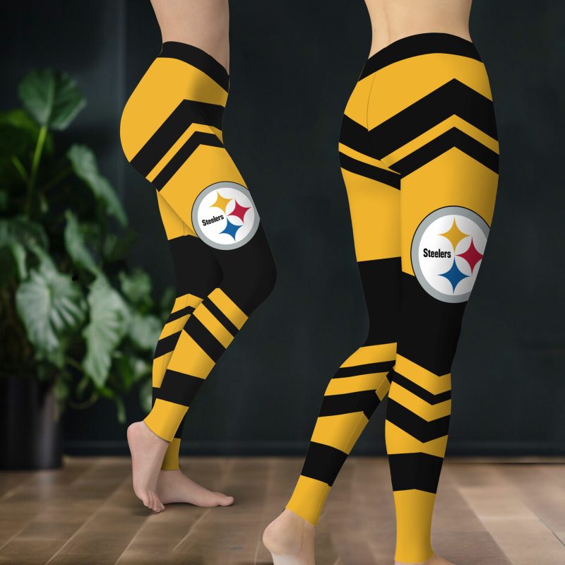 Pittsburgh Steelers Leggings Front View