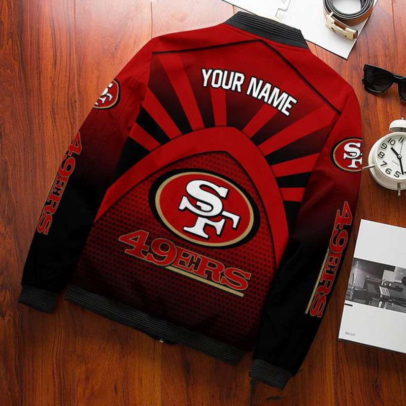 San Francisco 49ers Bomber Jacket Details