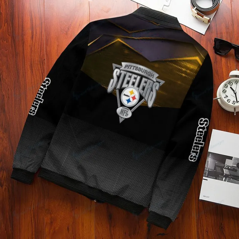 Pittsburgh Steelers Bomber Jacket - Alternate View