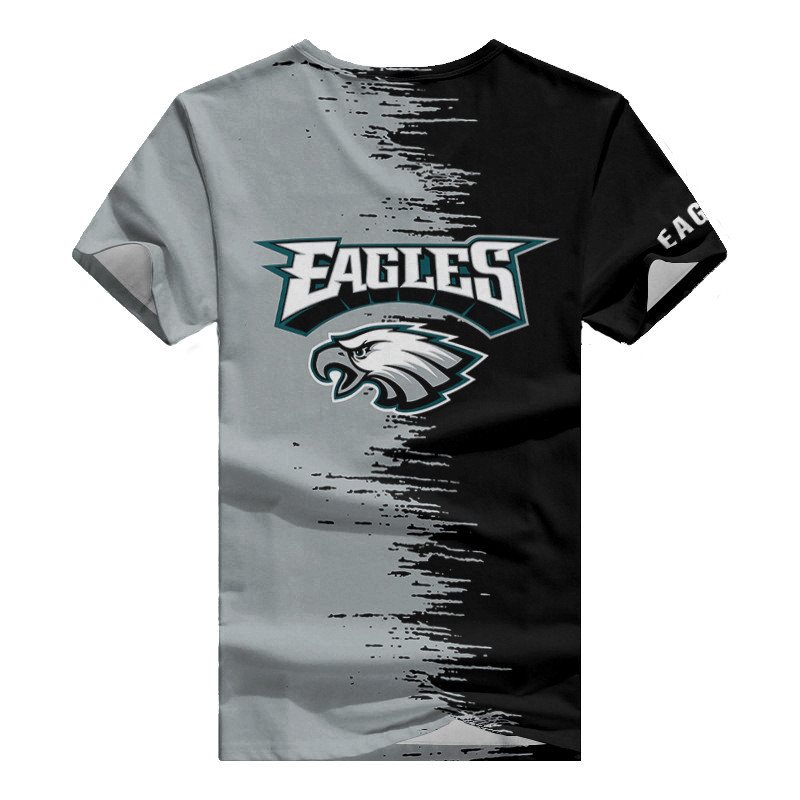 Philadelphia Eagles Summer V-neck T-shirt Group