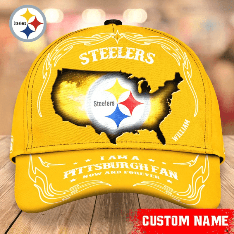 Pittsburgh Steelers Baseball Cap Custom Name