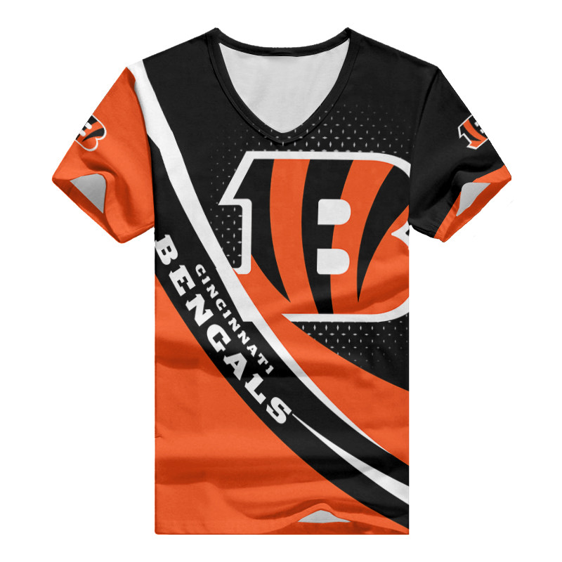 Cincinnati Bengals V-neck T-shirt