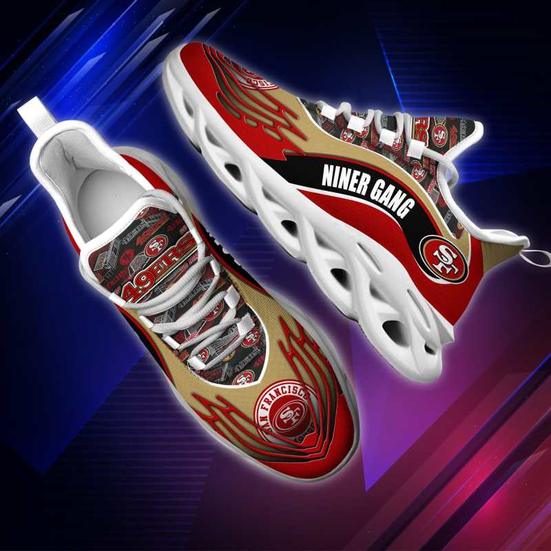 San Francisco 49ers Yezy Running Sneakers