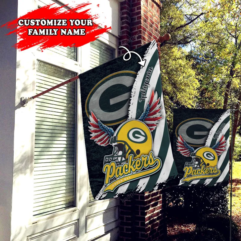 Green Bay Packers Personalized Flag
