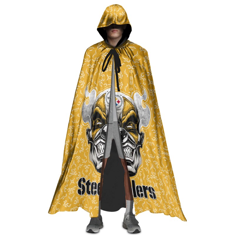 Pittsburgh Steelers Halloween Cloak Front View