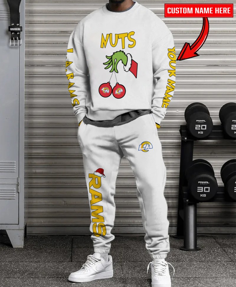 Los Angeles Rams Ugly Christmas Sweater & Sweatpants Combo