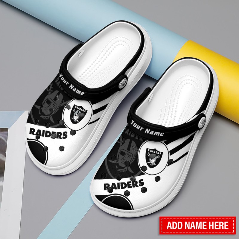Las Vegas Raiders Personalized Limited Clog