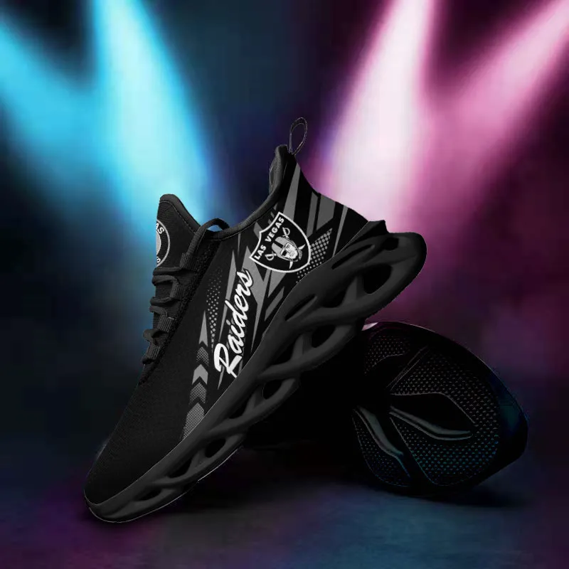 Las Vegas Raiders Yezy Running Sneakers Comfort