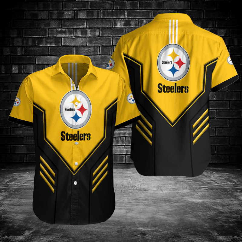 Sizing Chart for Pittsburgh Steelers Button Shirts BG433