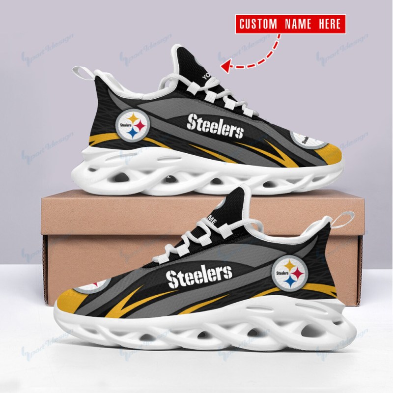 Pittsburgh Steelers Personalized Yezy Running Sneakers