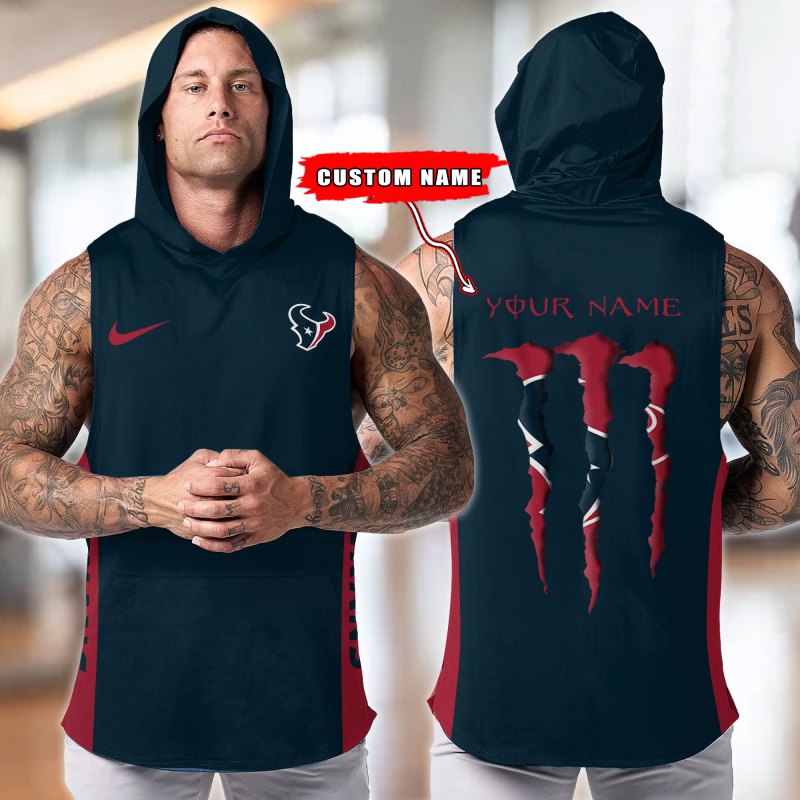 Houston Texans Hooded Tank Top Side View