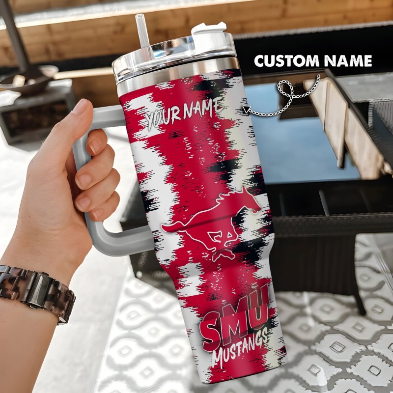 SMU Mustangs Tumbler 1