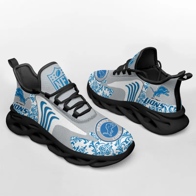 Detroit Lions Yezy Running Sneakers