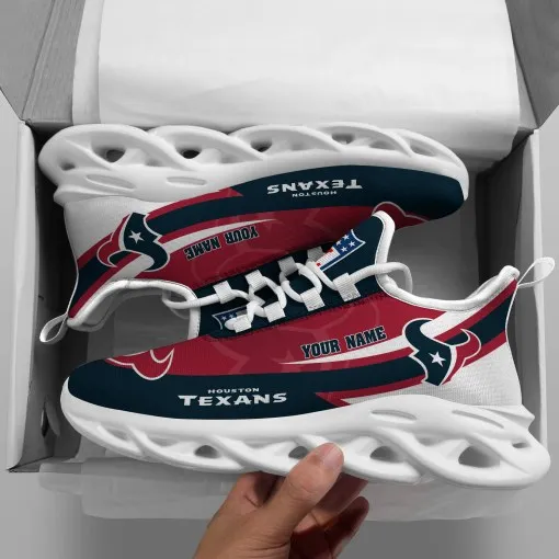 Houston Texans Personalized Yezy Running Sneakers Image 1