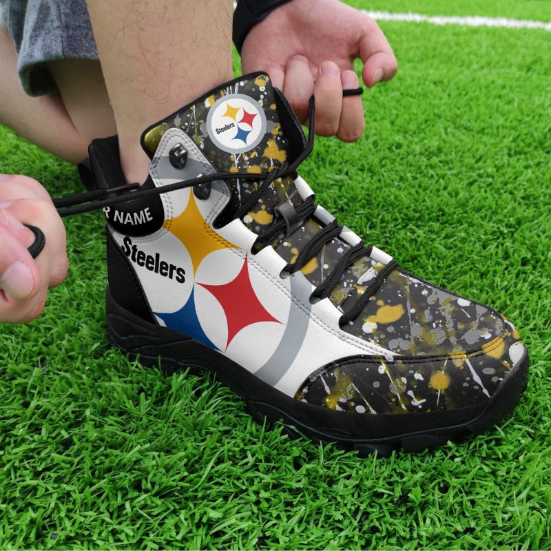 Pittsburgh Steelers Personalized Hiking Shoes