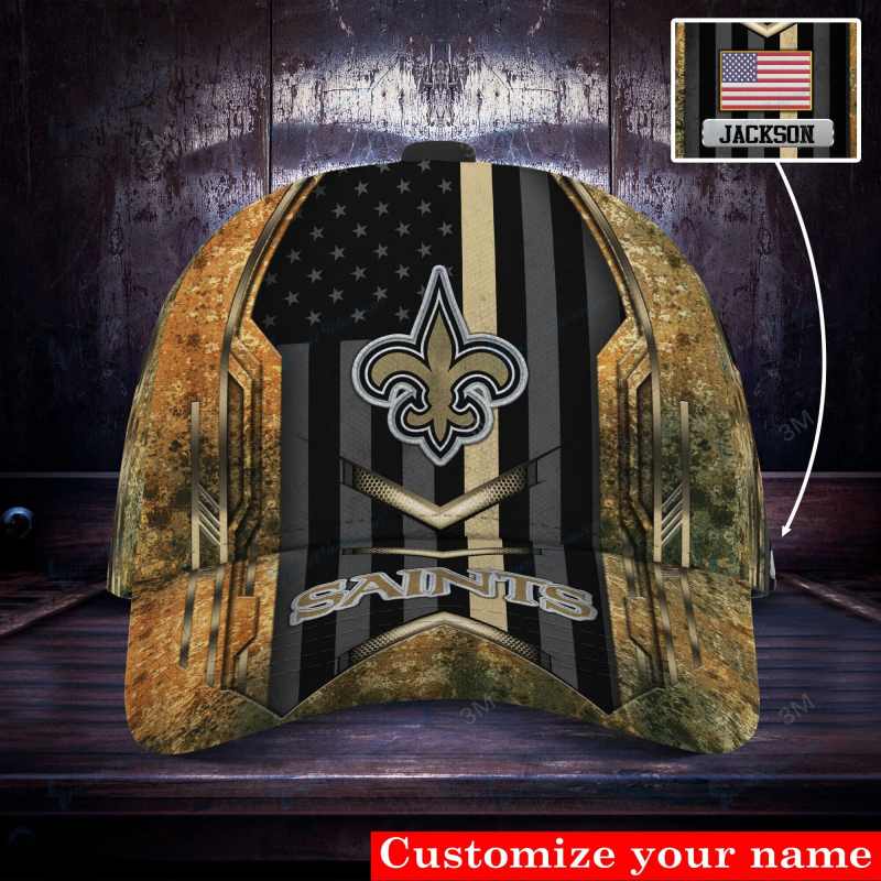 New Orleans Saints Personalized Classic Cap