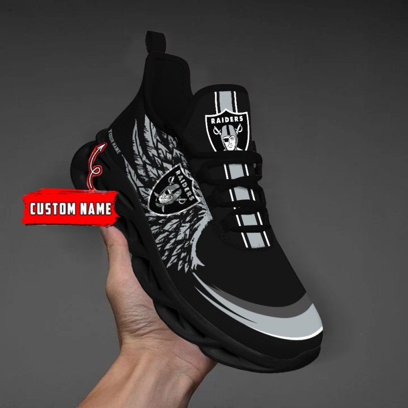 Las Vegas Raiders Personalized Yeezy Running Sneakers