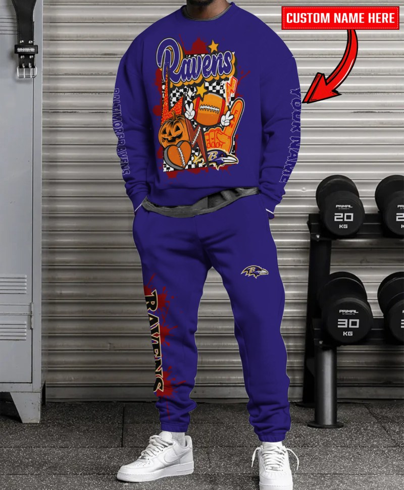 Baltimore Ravens Sweatshirt and Sweatpants Set