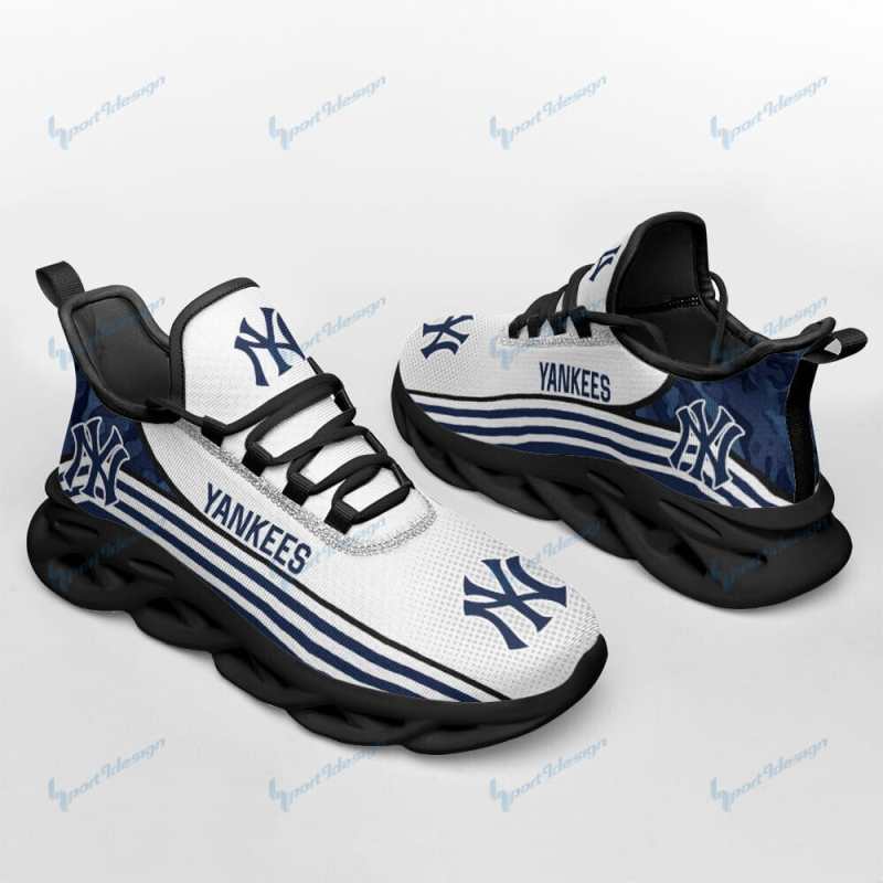 New York Yankees Yezy Running Sneakers Side View