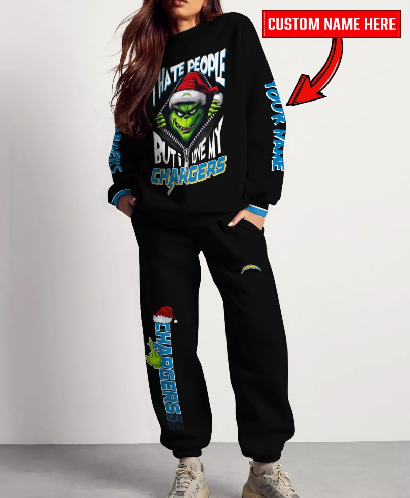 Los Angeles Chargers Combo Unisex Sweatshirt and Sweatpants