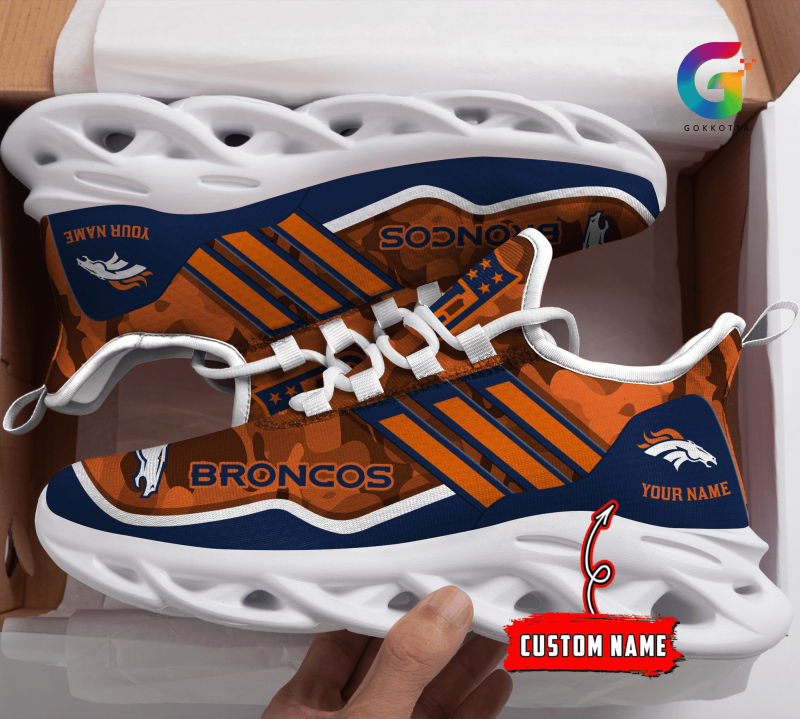 Denver Broncos Personalized Yezy Sneakers