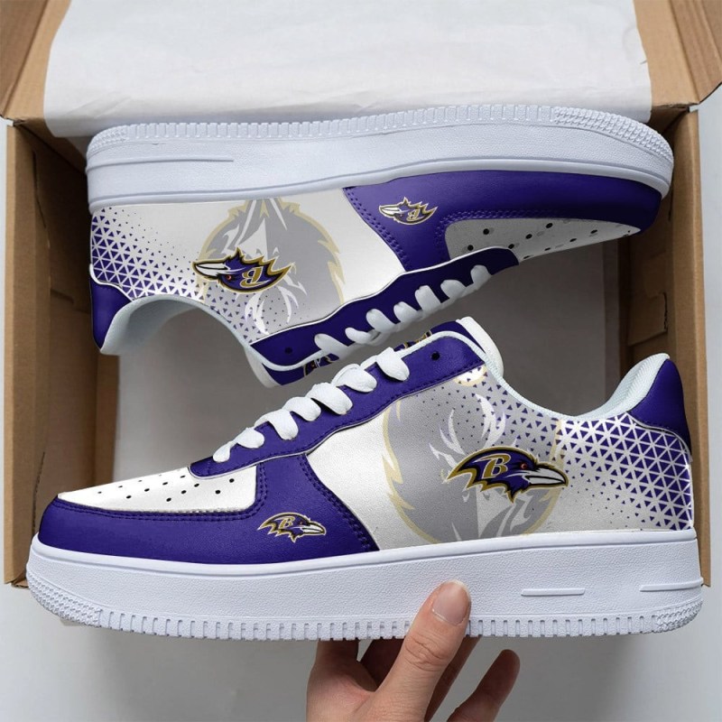 NFL Baltimore Ravens Air Force 1 Sneakers
