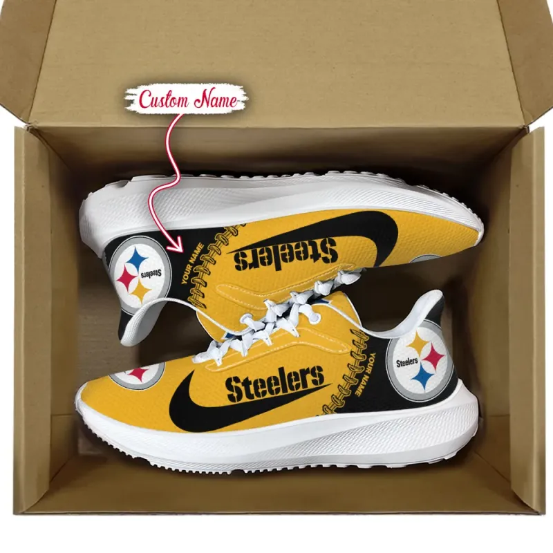 Pittsburgh Steelers Running Shoes Side View