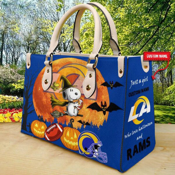 Los Angeles Rams Halloween Leather Hand Bag