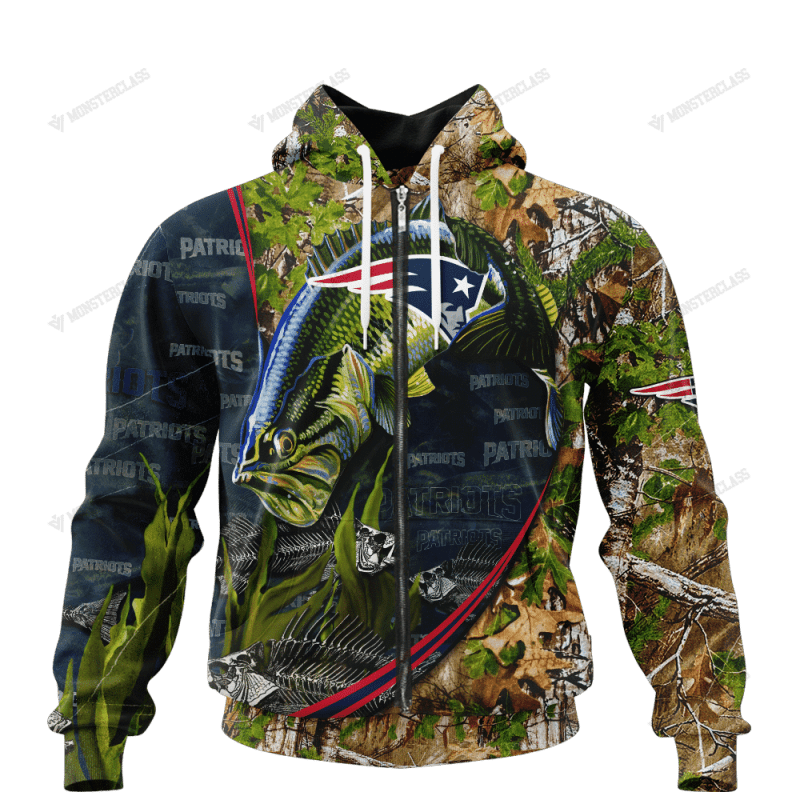New England Patriots Hoodie Sweatshirt Side View