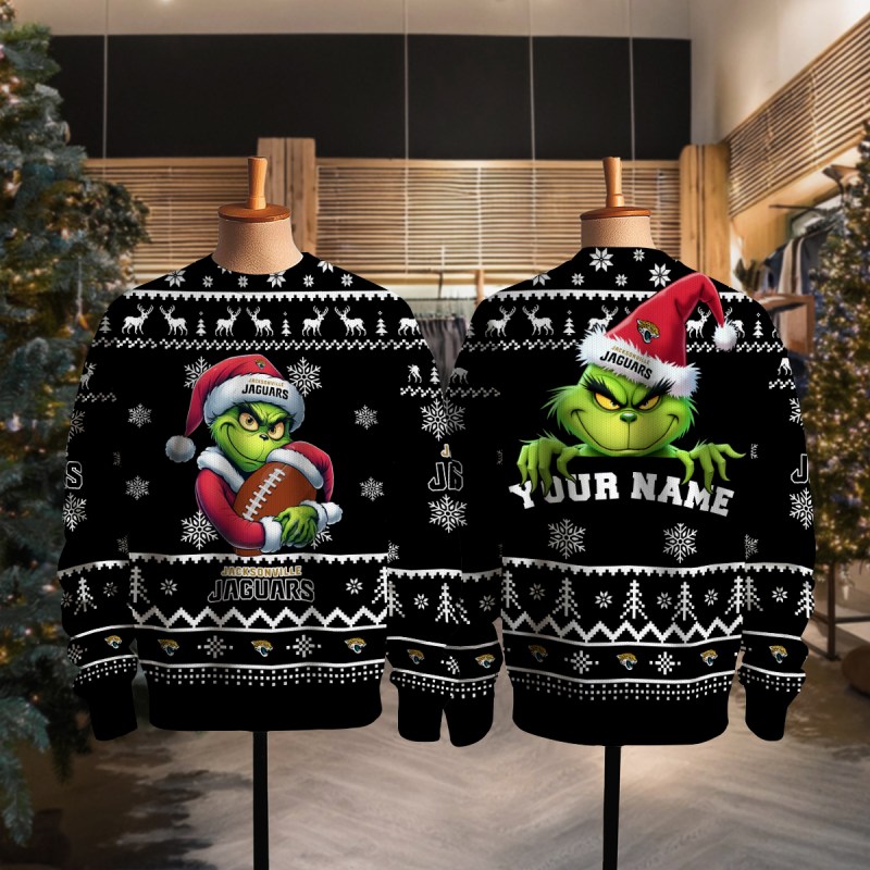Jacksonville Jaguars Ugly Christmas Sweater Full