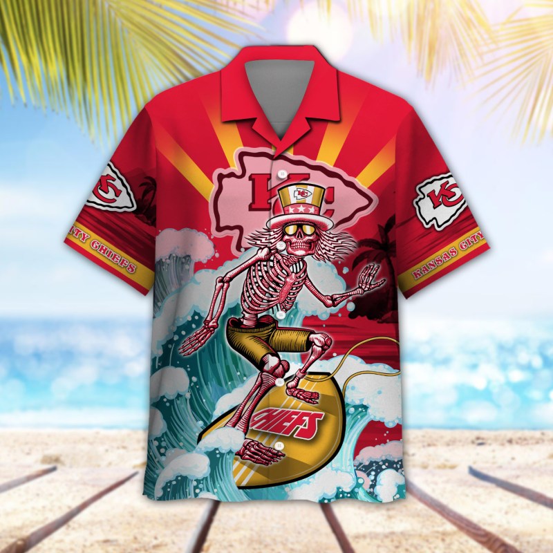 Kansas City Chiefs Button Shirt Image 1