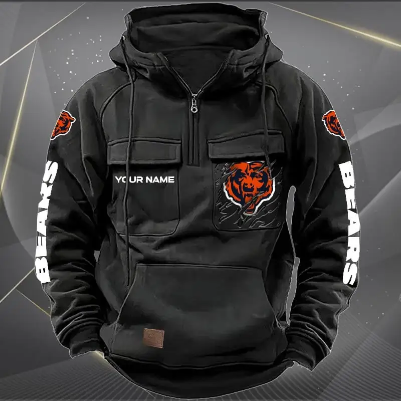 Chicago Bears Zip Hoodie 1