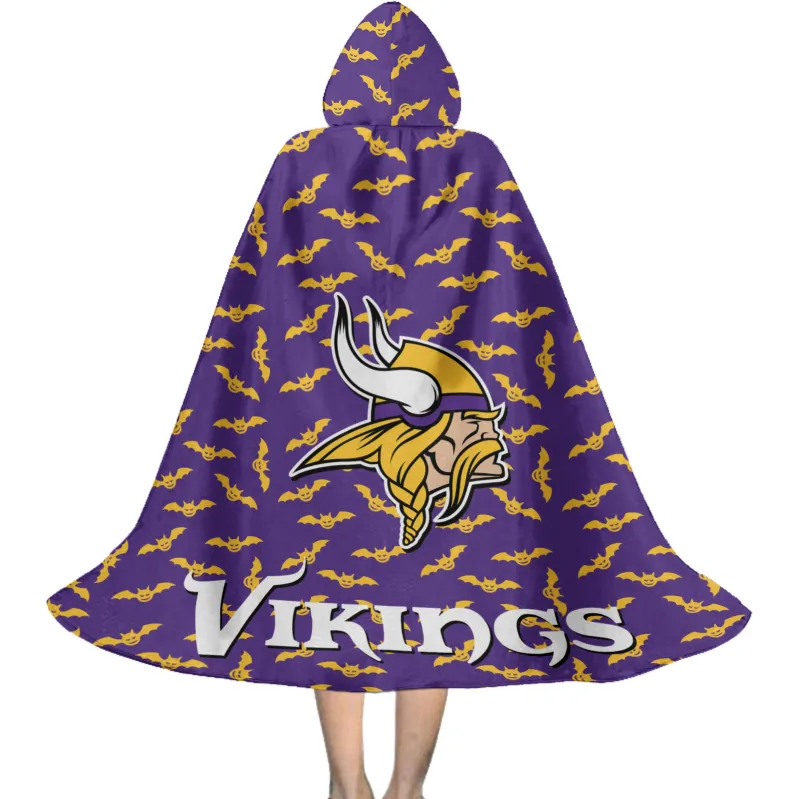 Minnesota Vikings Halloween Cloak Back View